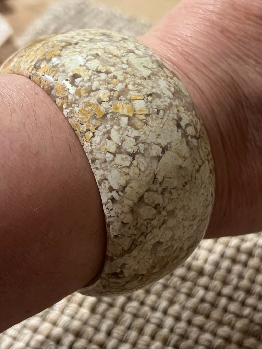 Fish Roe Agate Bangle - Picture 6 of 15